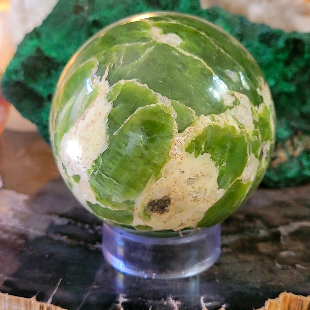 Large Tremolite Sphere. 80mm